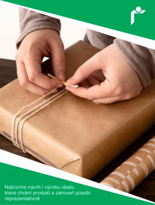 Nabízíme návrh i výrobu obalů, které chrání produkt a zároveň působí reprezentativně#českáreklamka