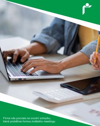 Firma nás pozvala na úvodní schúzku, která proběhne formou krátkého meetingu #českáreklamka