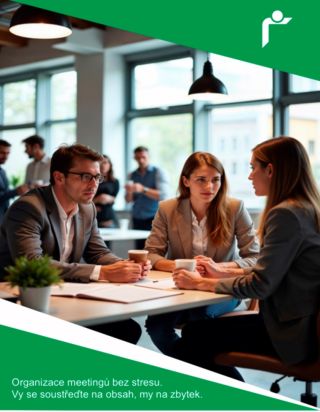Organizace meetingů bez stresu. vy se soustředte na obsah, my na zbytek